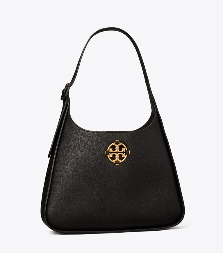Tory Burch diseñador bolsos hobo Bolso de hombro Miller Classic en Black ángulo