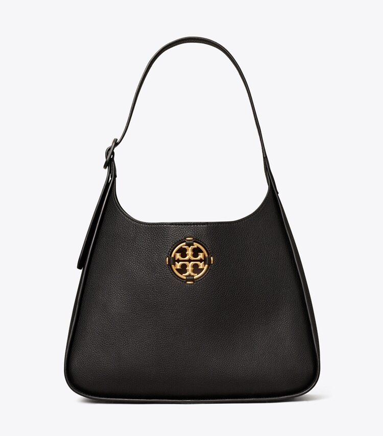Tory Burch diseñador bolsos hobo Bolso de hombro Miller Classic en Black frente