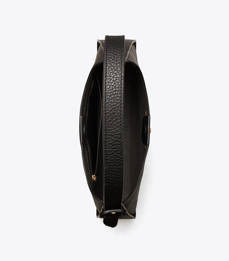 Tory Burch diseñador bolsos hobo Bolso de hombro Miller Classic en Black vista superior