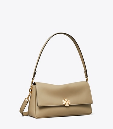 Tory Burch diseñador bolsos de hombro Bolso de hombro pequeño Charlie en Soft Cement ángulo