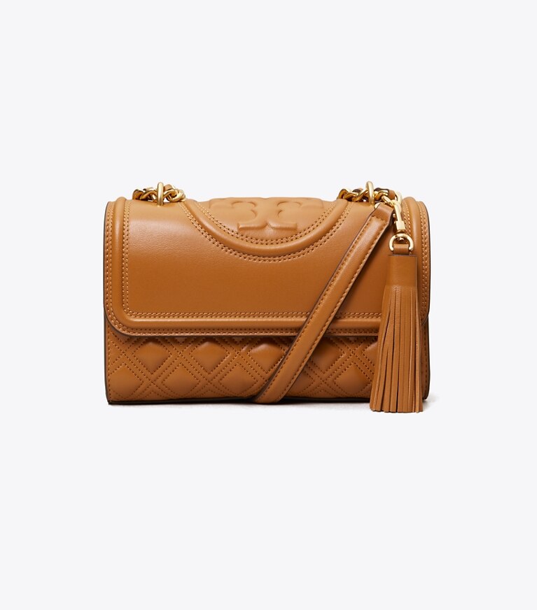 Tory Burch diseñador bolsos de hombro Bolso de hombro pequeño Fleming en KOBICHA frente