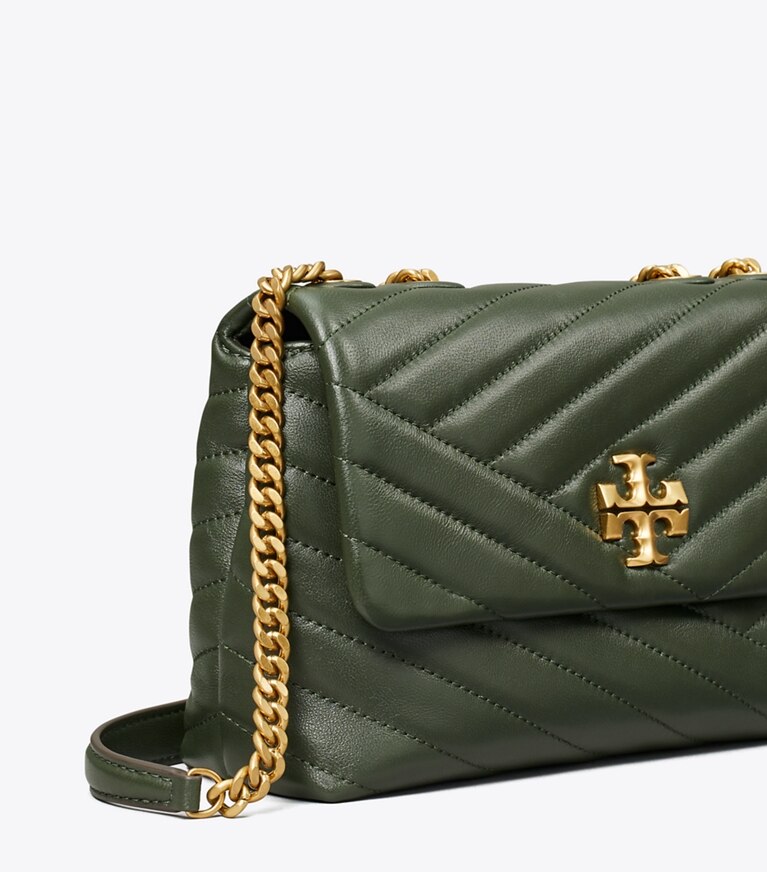 Tory Burch diseñador bolsos de hombro Bolso de hombro pequeño Kira Chevron en SYCAMORE detalle
