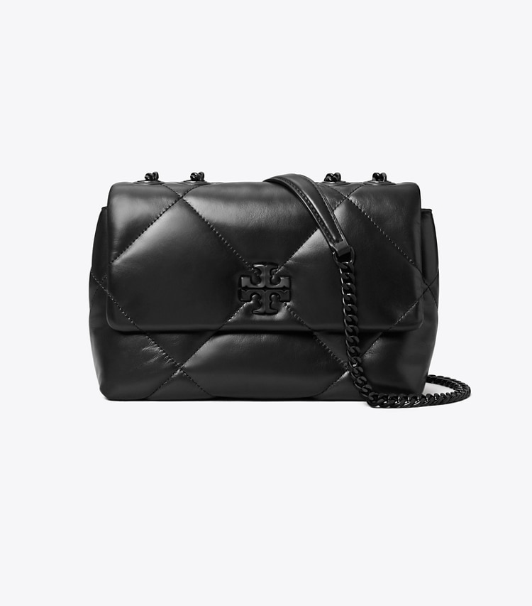 Tory Burch diseñador bolsos de hombro Bolso de hombro pequeño Kira Diamond Quilt en Black frontal