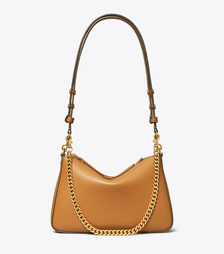 Tory Burch diseñador bolsos de hombro Bolso de hombro pequeño Perry en Autumn Brown frente