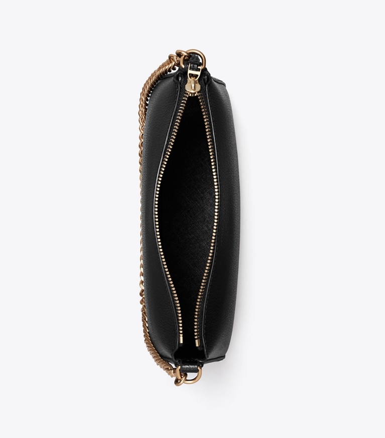 Tory Burch diseñador bolsos de hombro Bolso de hombro pequeño Perry en Black vista superior