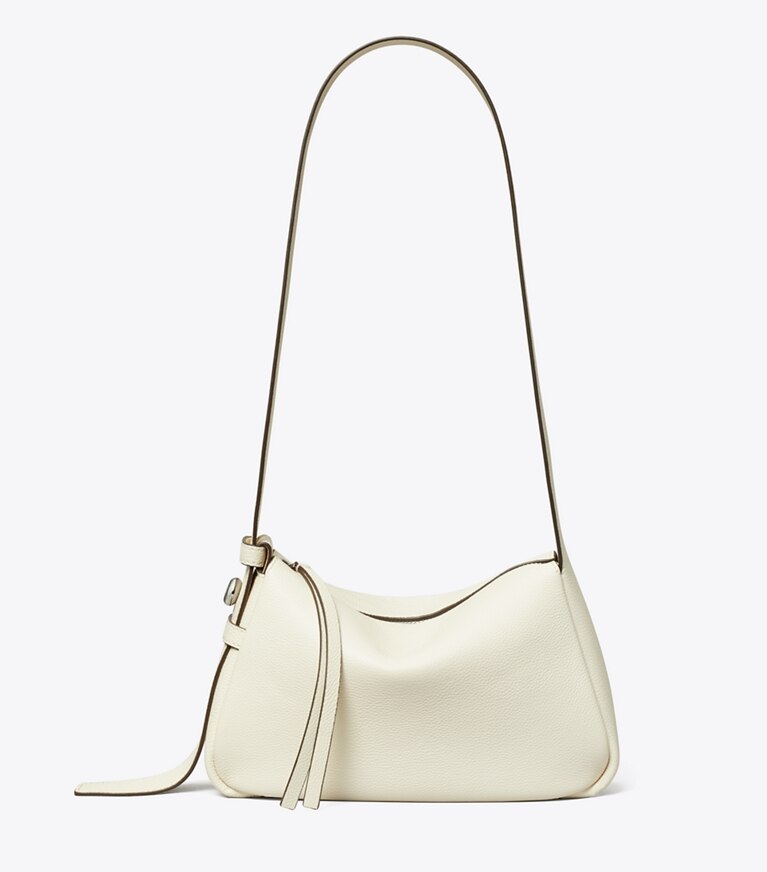 Tory Burch diseñador bolsos de hombro Bolso de hombro pequeño Romy en Light Cream frente