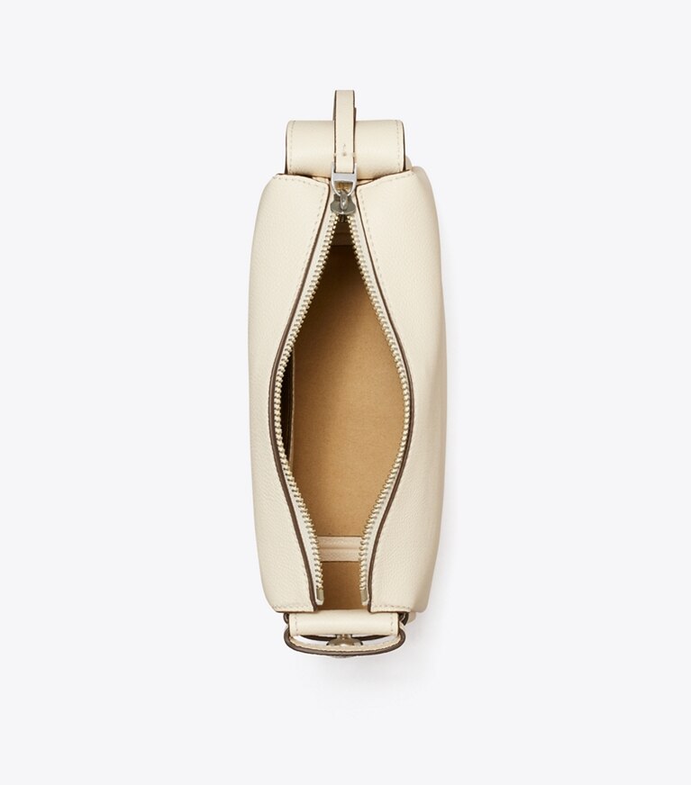Tory Burch diseñador bolsos de hombro Bolso de hombro pequeño Romy en Light Cream vista superior
