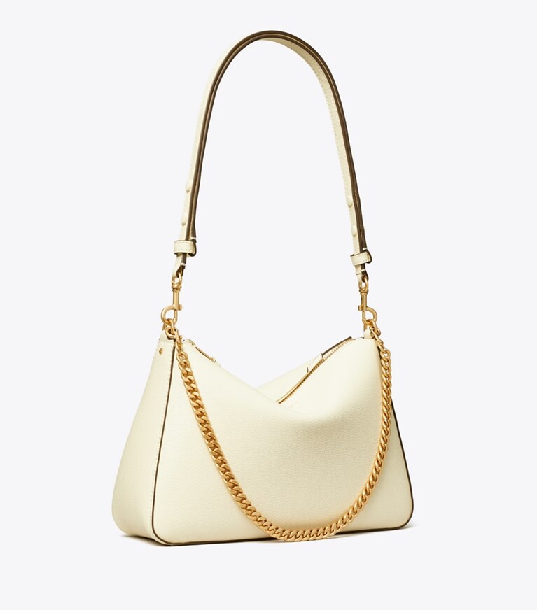 Tory Burch diseñador bolsos de hombro Bolso de hombro Perry en Warm White ángulo