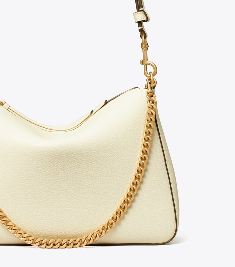 Tory Burch diseñador bolsos de hombro Bolso de hombro Perry en Warm White detalle