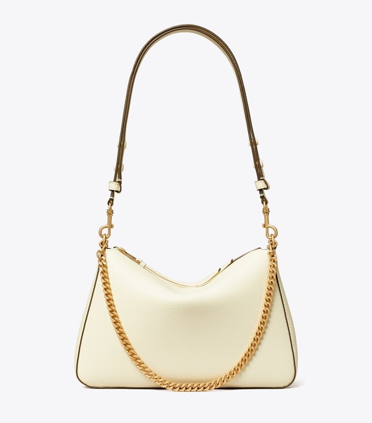 Tory Burch diseñador bolsos de hombro Bolso de hombro Perry en Warm White frente