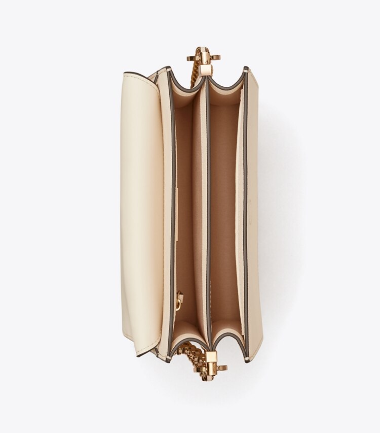 Tory Burch diseñador bolsos de hombro Bolso de hombro Robinson convertible en New Cream vista superior