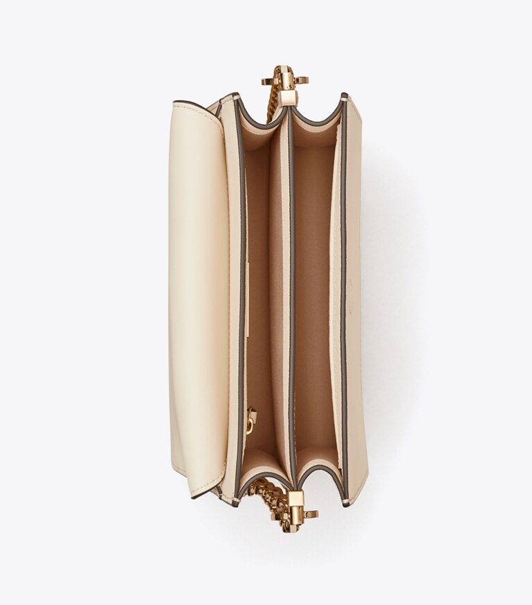 Tory Burch diseñador bolsos de hombro Bolso de hombro Robinson convertible en New Cream vista superior