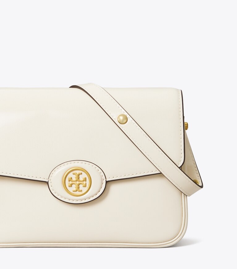 Tory Burch diseñador bolsos de hombro Bolso de hombro Robinson Spazzolato en SHEA BUTTER detalle