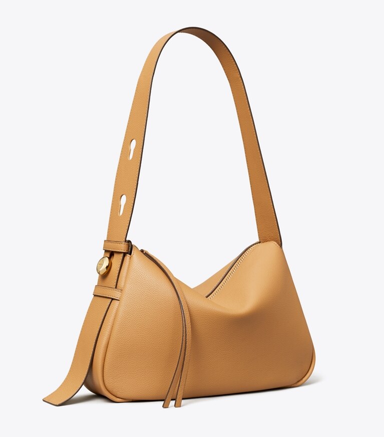 Tory Burch diseñador bolsos de hombro Bolso de hombro Romy en Tiramisu ángulo
