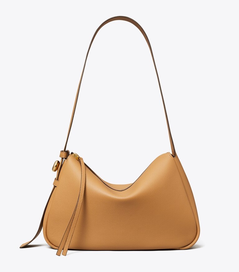 Tory Burch diseñador bolsos de hombro Bolso de hombro Romy en Tiramisu frente