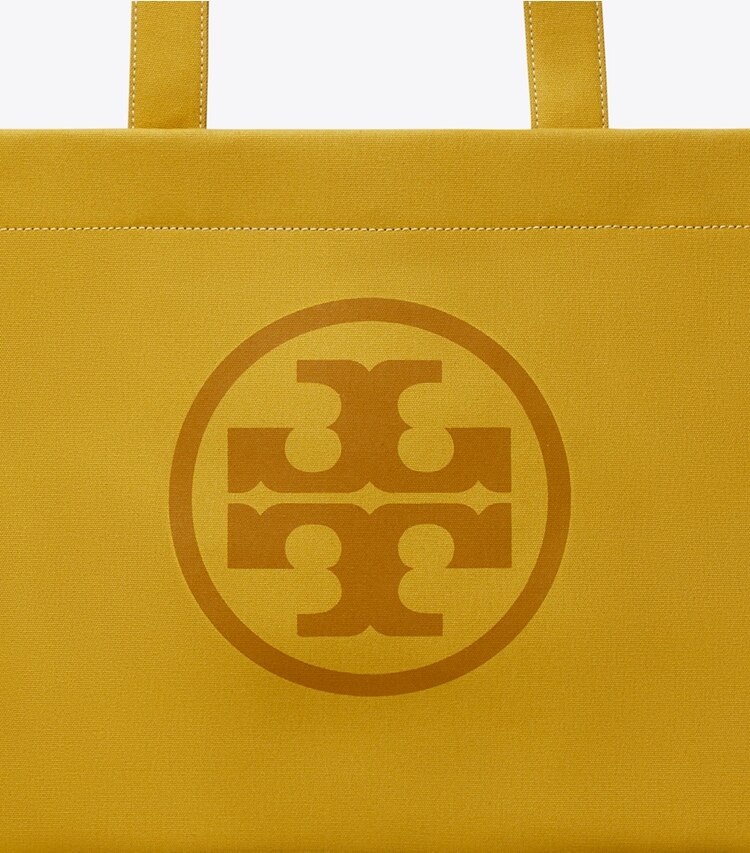 Tory Burch diseñador bolsos tote Bolso de mano de lona Ella en Crown detalle