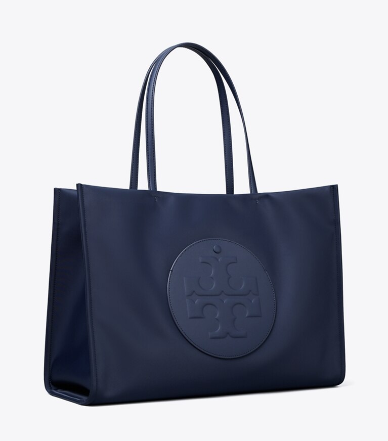 Tory Burch diseñador bolsos tote Bolso de mano Ella en New Navy ángulo