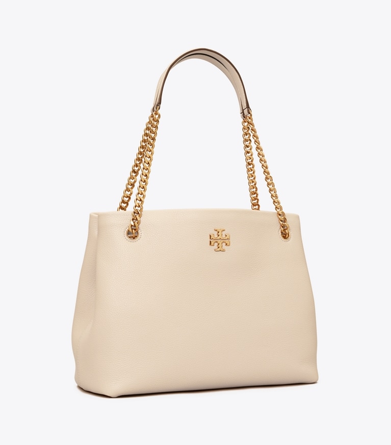 Tory Burch diseñador bolsos tote Bolso de mano Kira en New Cream ángulo