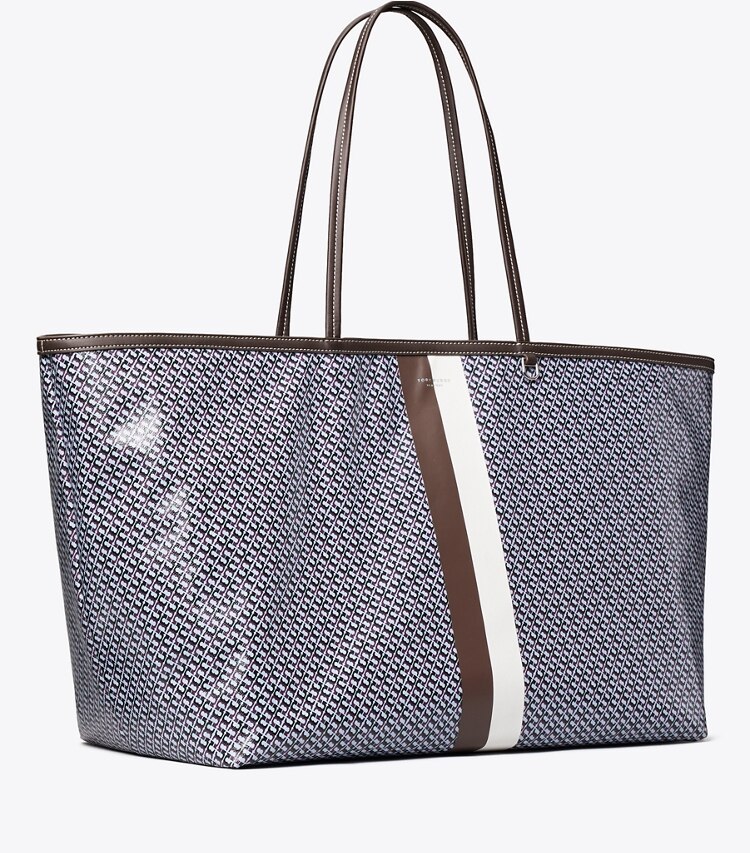 Tory Burch diseñador bolsos tote Bolso de mano Racer XL en Blue ángulo