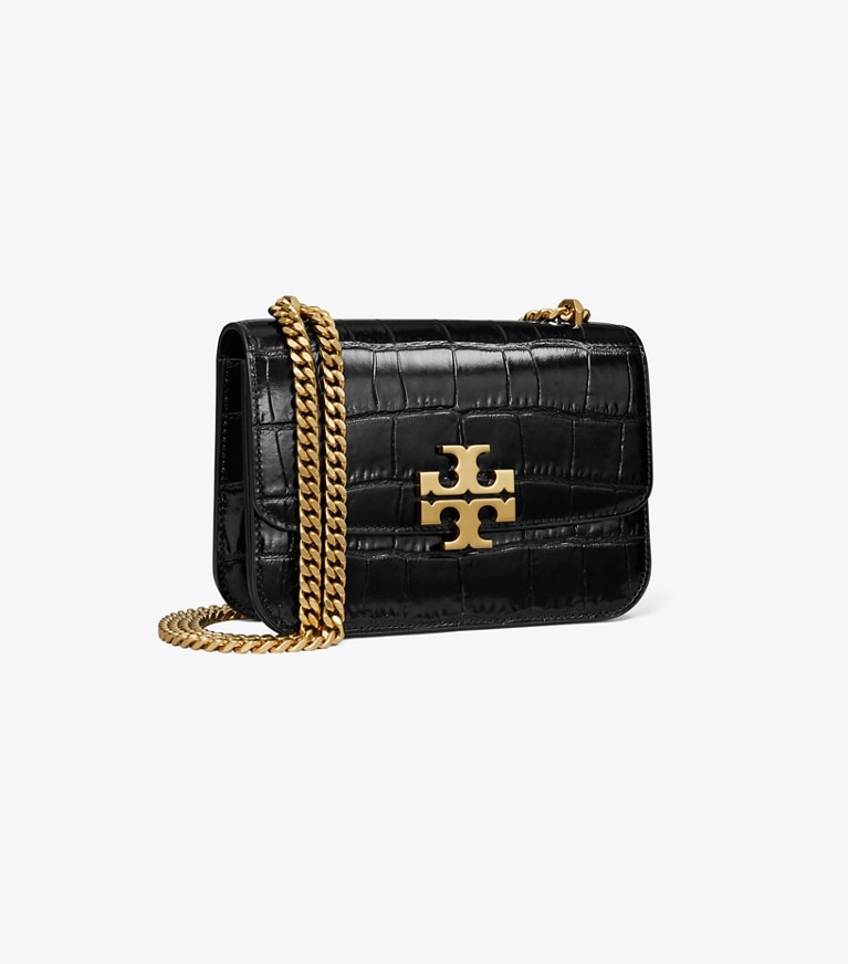Tory Burch diseñador bolsos de hombro Bolso Eleanor pequeño en Black ángulo