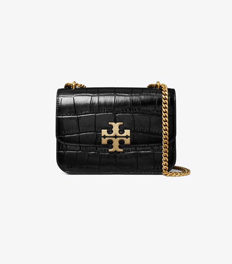 Tory Burch diseñador bolsos de hombro Bolso Eleanor pequeño en Black frontal