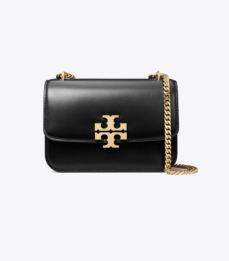 Tory Burch diseñador bolsos de hombro Bolso Eleanor pequeño en Black frontal