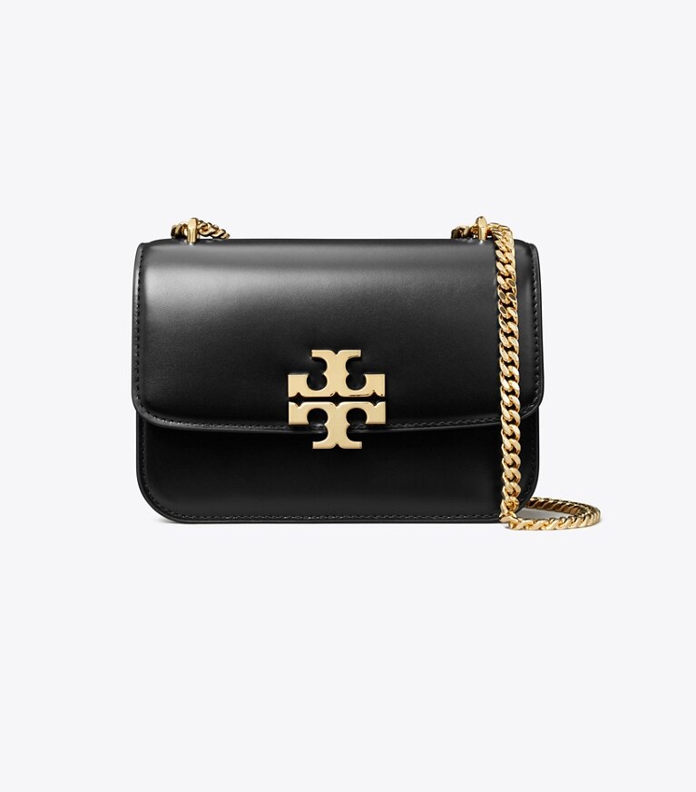Tory Burch diseñador bolsos de hombro Bolso Eleanor pequeño en Black frontal