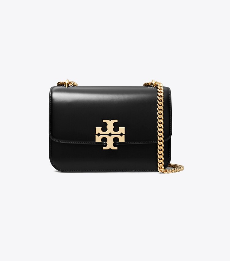 Tory Burch diseñador bolsos de hombro Bolso Eleanor pequeño en Black frontal