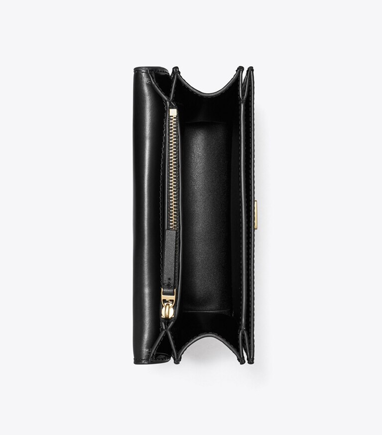 Tory Burch diseñador bolsos de hombro Bolso Eleanor pequeño en Black desde arriba