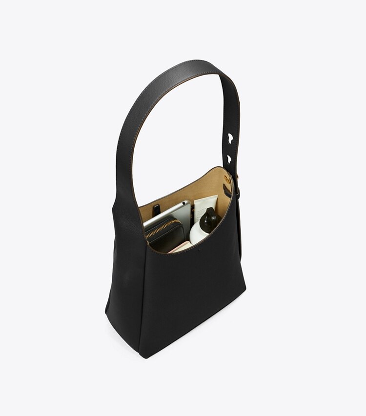 Tory Burch diseñador bolsos hobo Bolso hobo pequeño en Black adicional