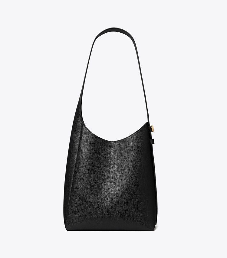 Tory Burch diseñador bolsos hobo Bolso hobo pequeño en Black frente