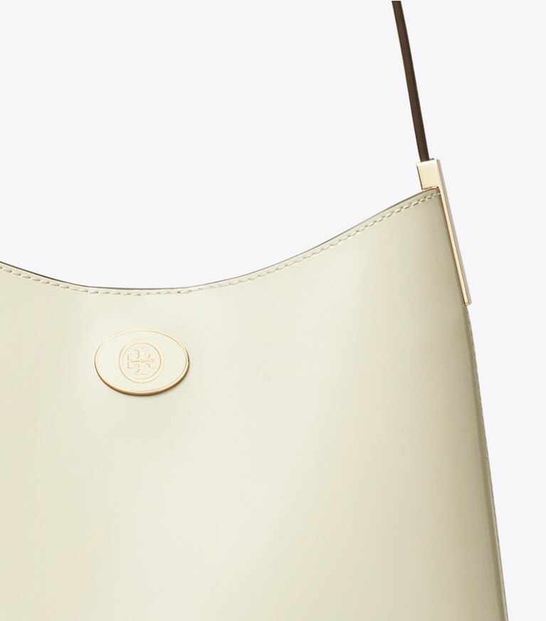 Tory Burch diseñador bolsos hobo Bolso hobo Robinson Spazzolato en SHEA BUTTER detalle