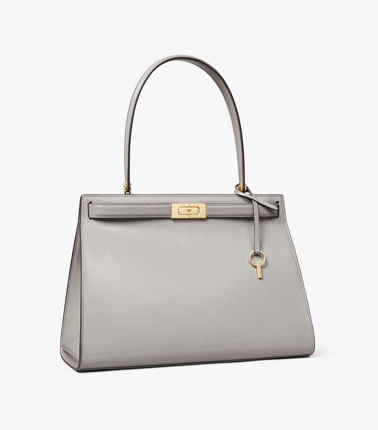 Tory Burch diseñador bolsos tote Bolso Lee Radziwill Classic en LOUTRE ángulo