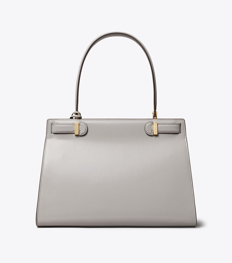 Tory Burch diseñador bolsos tote Bolso Lee Radziwill Classic en LOUTRE volver