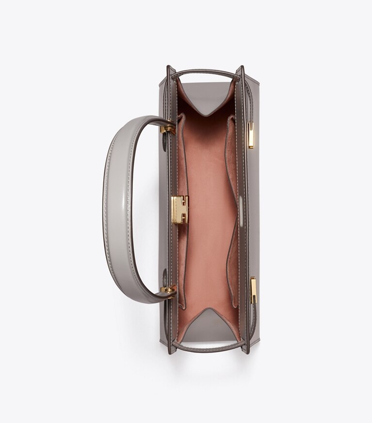 Tory Burch diseñador bolsos tote Bolso Lee Radziwill Classic en LOUTRE vista superior