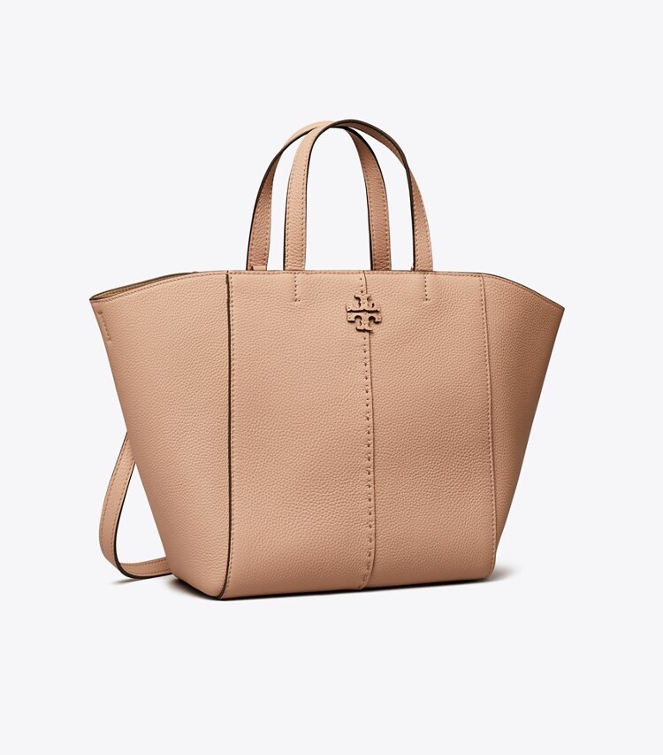 Tory Burch diseñador bolsos satchel Bolso McGraw en Goan Sand ángulo