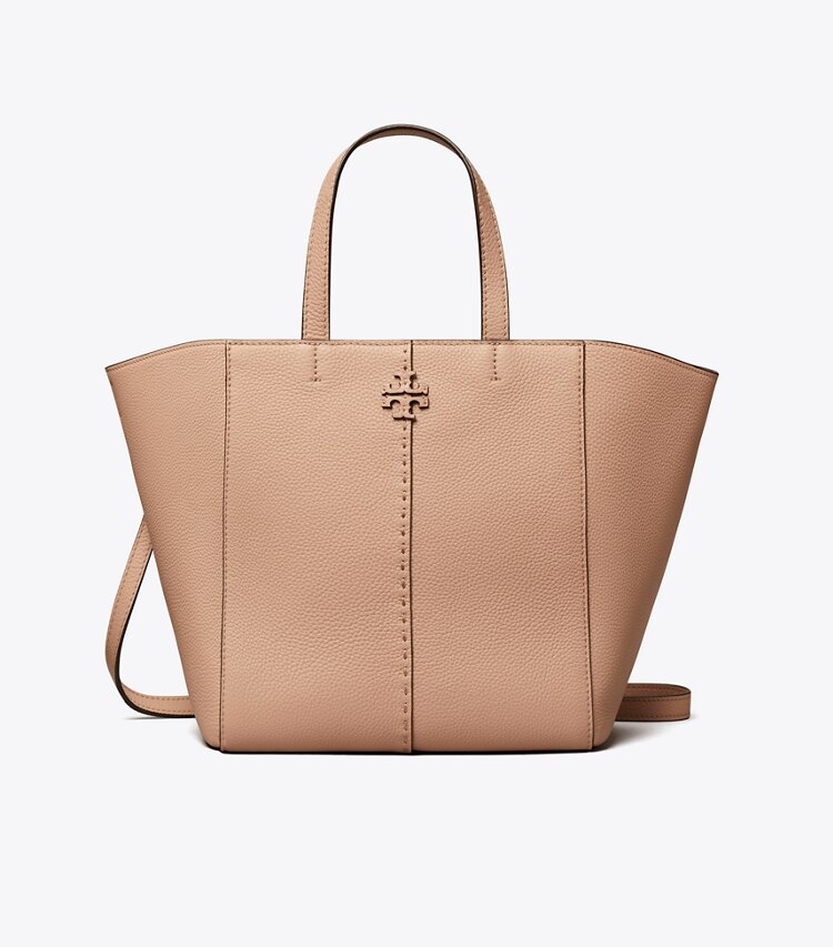 Tory Burch diseñador bolsos satchel Bolso McGraw en Goan Sand frontal