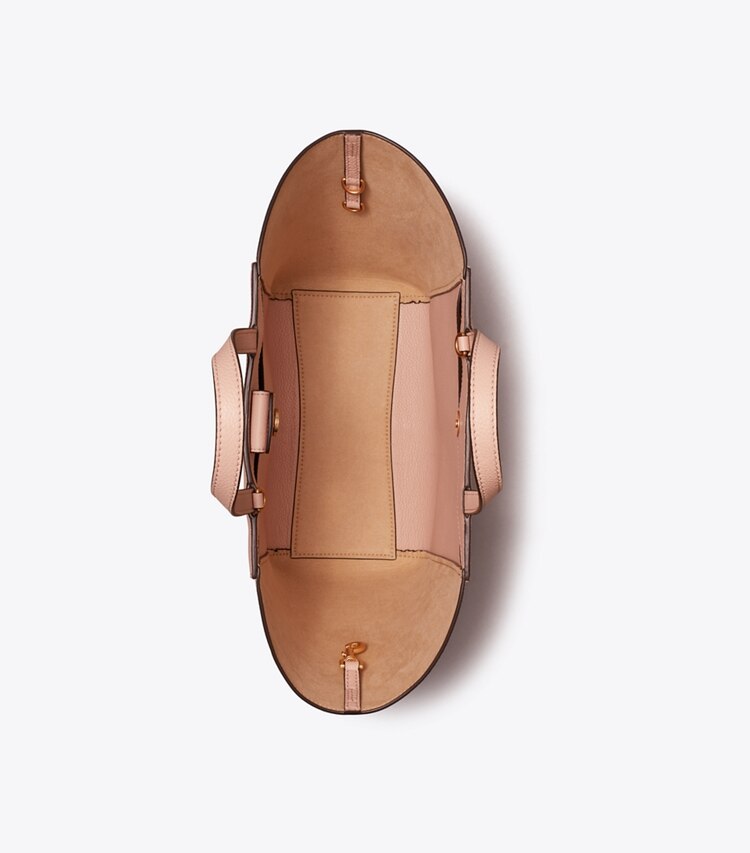 Tory Burch diseñador bolsos satchel Bolso McGraw en Goan Sand desde arriba