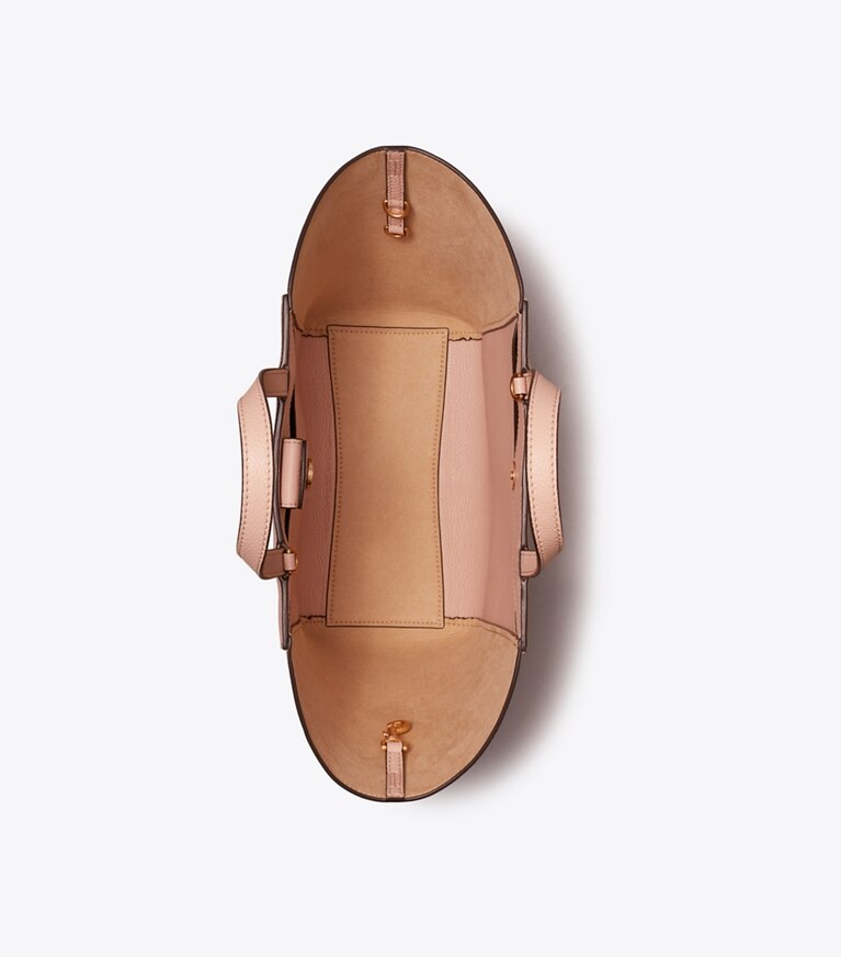 Tory Burch diseñador bolsos satchel Bolso McGraw en Goan Sand desde arriba