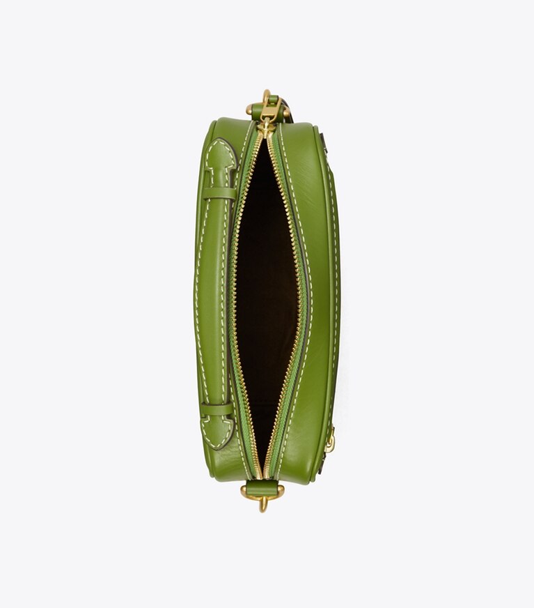 Tory Burch diseñador bolsos bandolera Bolso para cámara de cuero en SHISO vista superior