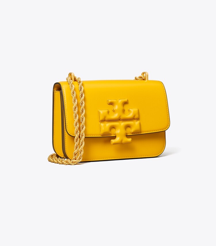 Tory Burch diseñador bolsos de hombro Bolso pequeño Eleanor en Golden Crest ángulo