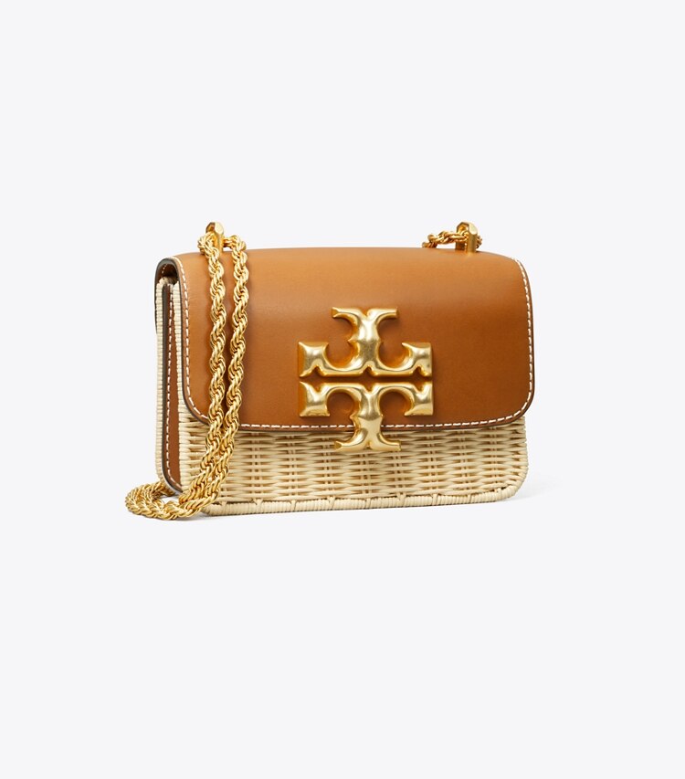 Tory Burch diseñador bolsos de hombro Bolso pequeño Eleanor en Natural ángulo