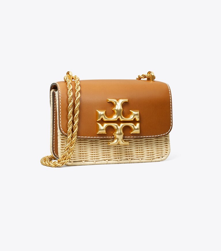 Tory Burch diseñador bolsos de hombro Bolso pequeño Eleanor en Natural ángulo