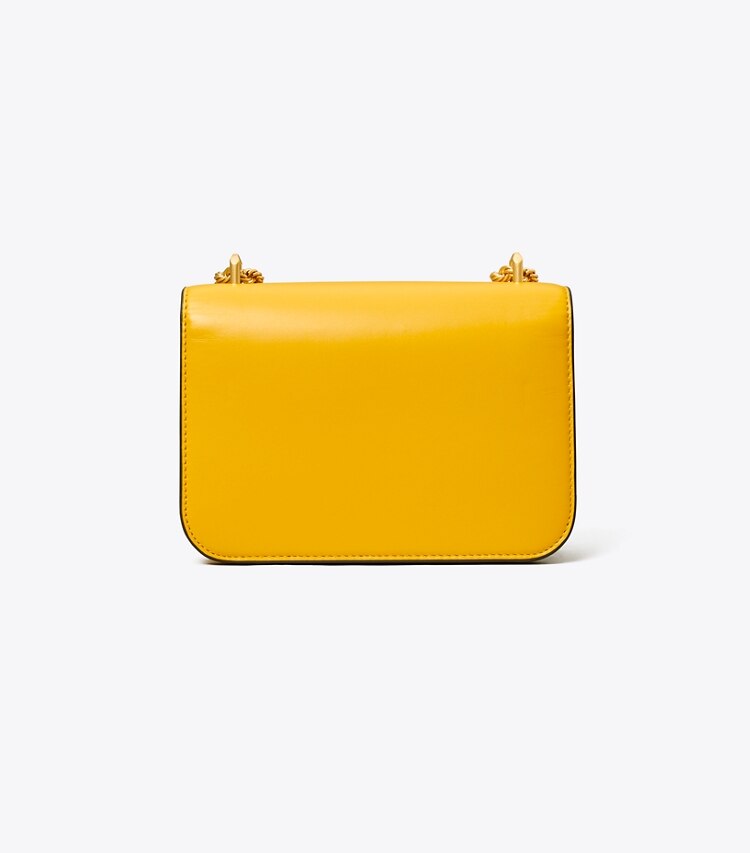 Tory Burch diseñador bolsos de hombro Bolso pequeño Eleanor en Golden Crest parte trasera