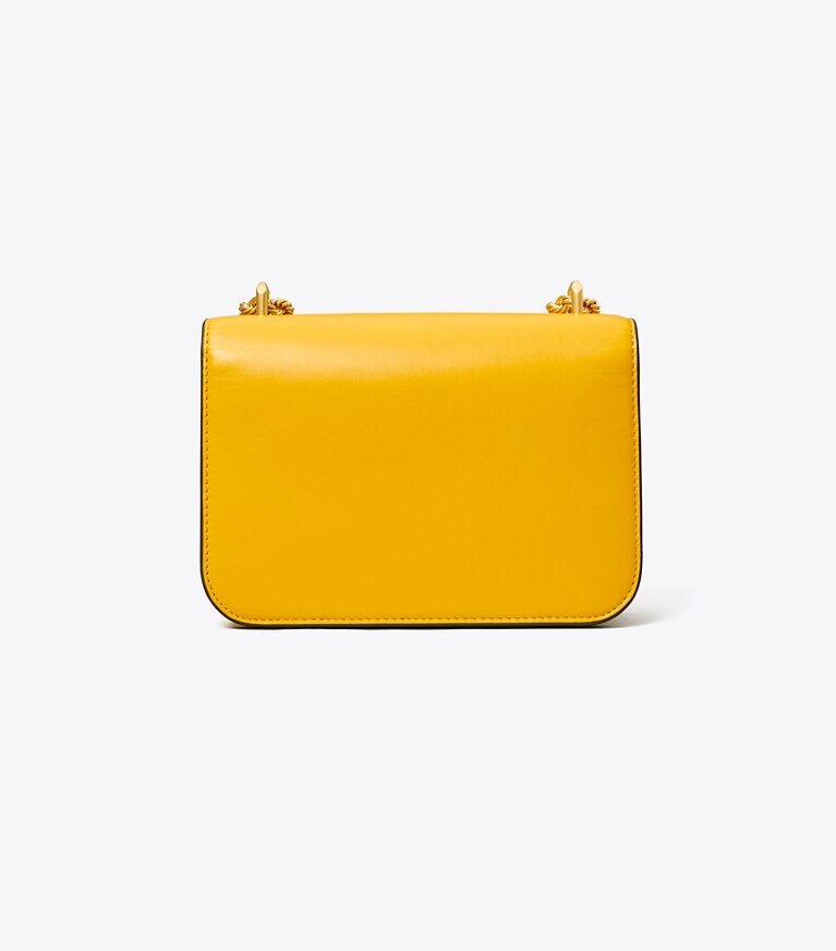 Tory Burch diseñador bolsos de hombro Bolso pequeño Eleanor en Golden Crest parte trasera