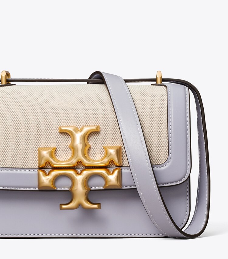 Tory Burch diseñador bolsos de hombro Bolso pequeño Eleanor en Cloud Blue detalle