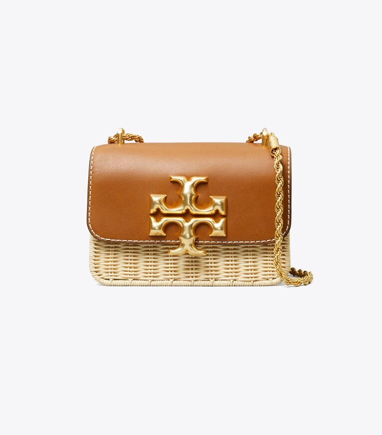 Tory Burch diseñador bolsos de hombro Bolso pequeño Eleanor en Natural frente