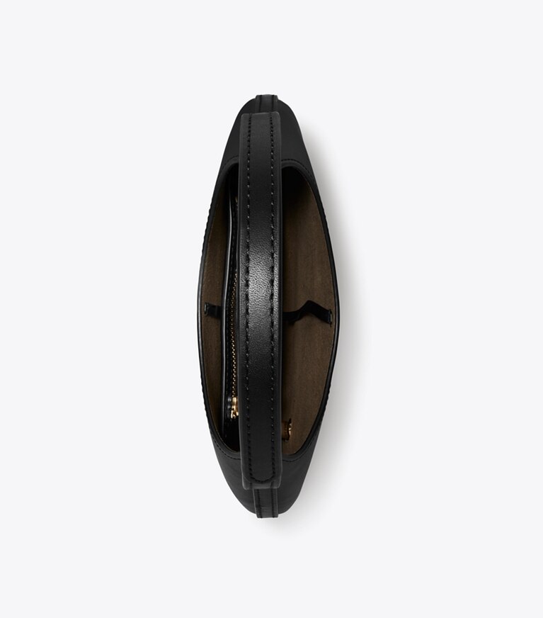 Tory Burch diseñador bolsos de hombro Bolso pequeño Pierced en Black desde arriba