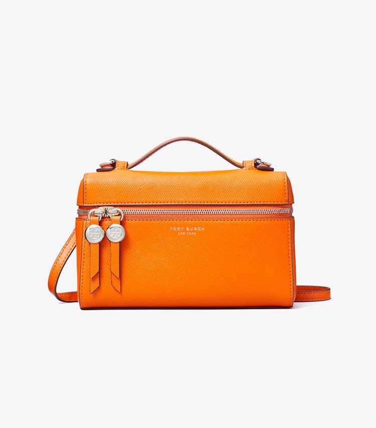 Tory Burch diseñador bolsos bandolera Bolso Romy Slim con asa superior en Orange frontal