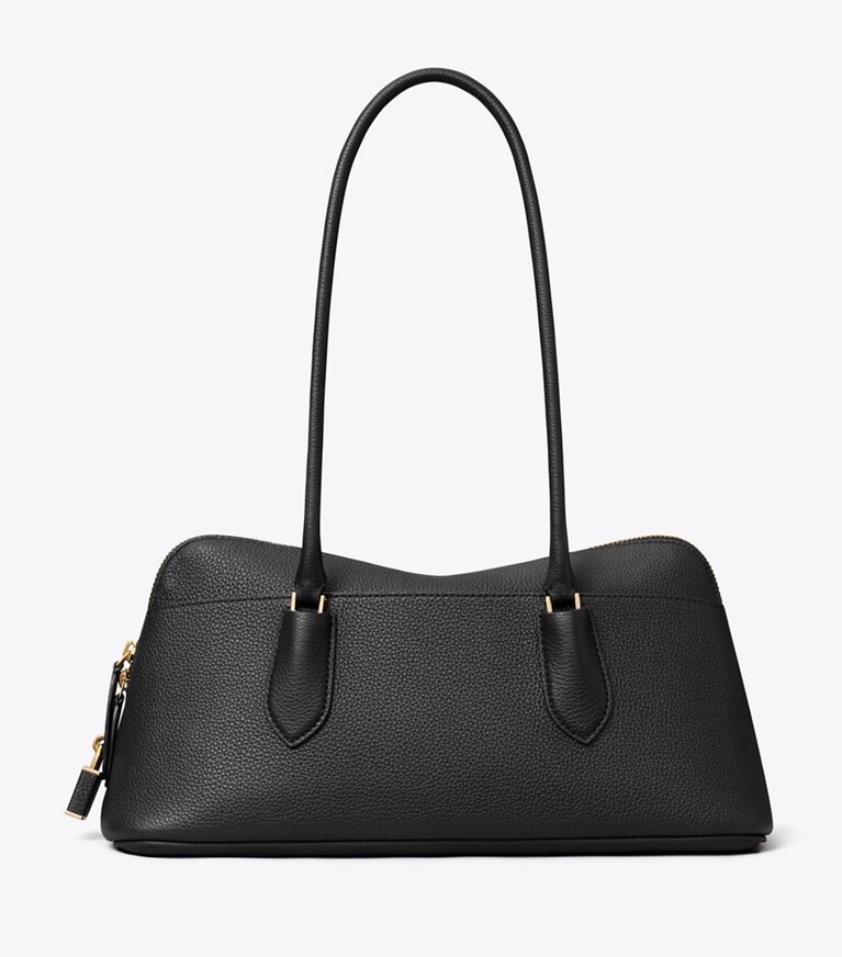 Tory Burch diseñador bolsos satchel Bolso satchel con broche East-West en Black frente